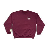 BURGUNDY CREWNECK X-LARGE