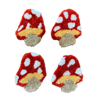 ORANGE BABY SHROOM COASTERS