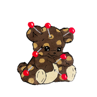 PIN CUSHION TEDDY
